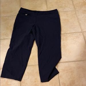 Navy blue capris